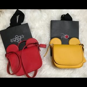 Coach x Disney Patricia Mickey Mouse Ears Bag Auth